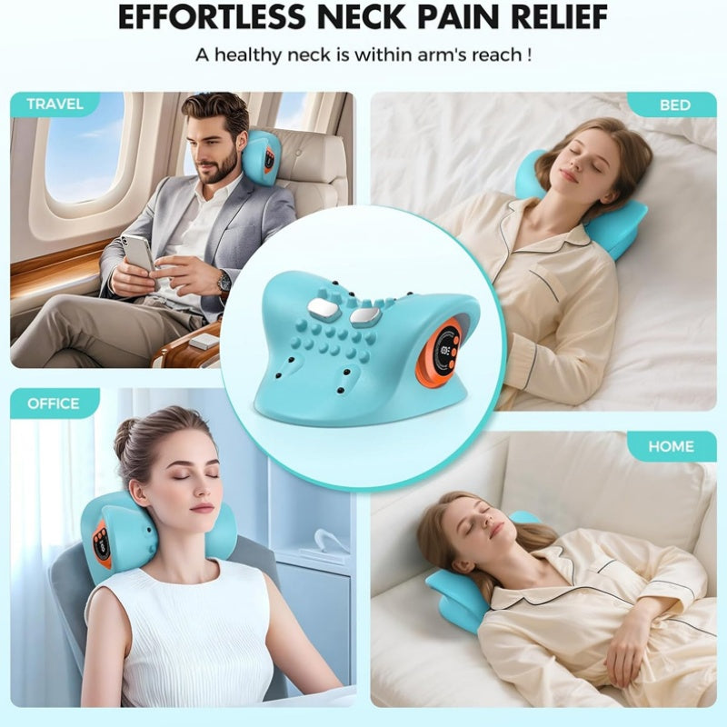 📢📢50%  OFF !! ⏰EMS Smart Neck Massage Pillow