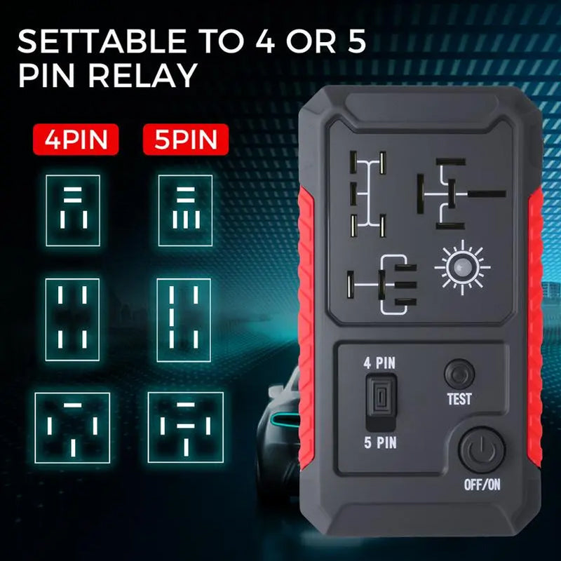 📢📢50%  OFF !! ⏰USB-C Car Relay Tester for 4/5 Pin Relays