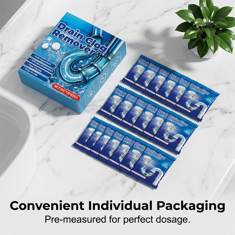 📢📢BUY 2 GET 1 FREE⏰Effervescent Drain Clog Remover Tablets