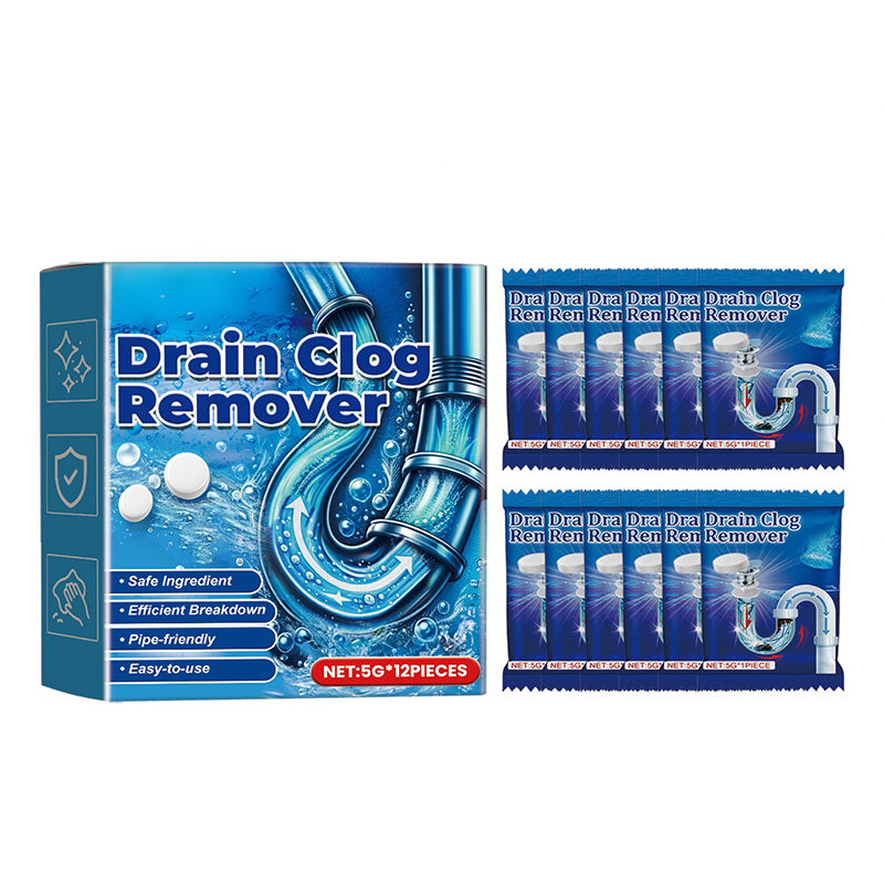 📢📢BUY 2 GET 1 FREE⏰Effervescent Drain Clog Remover Tablets