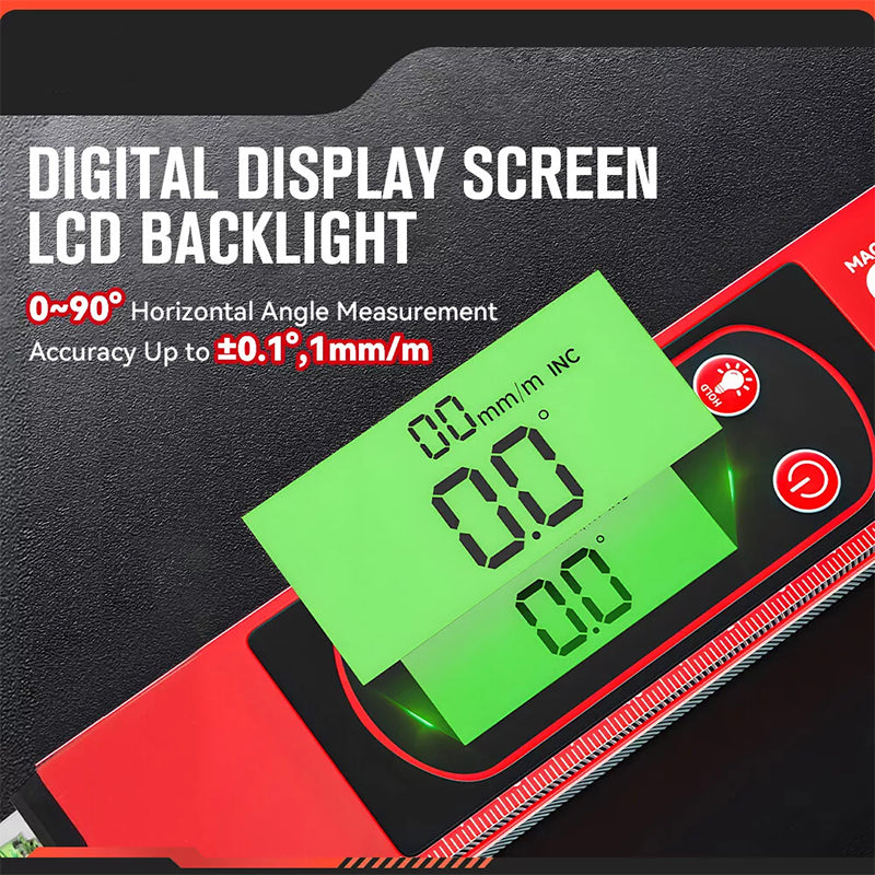📢📢50%  OFF !! ⏰Multi-Function High Precision Magnetic Level with LCD Digital Display