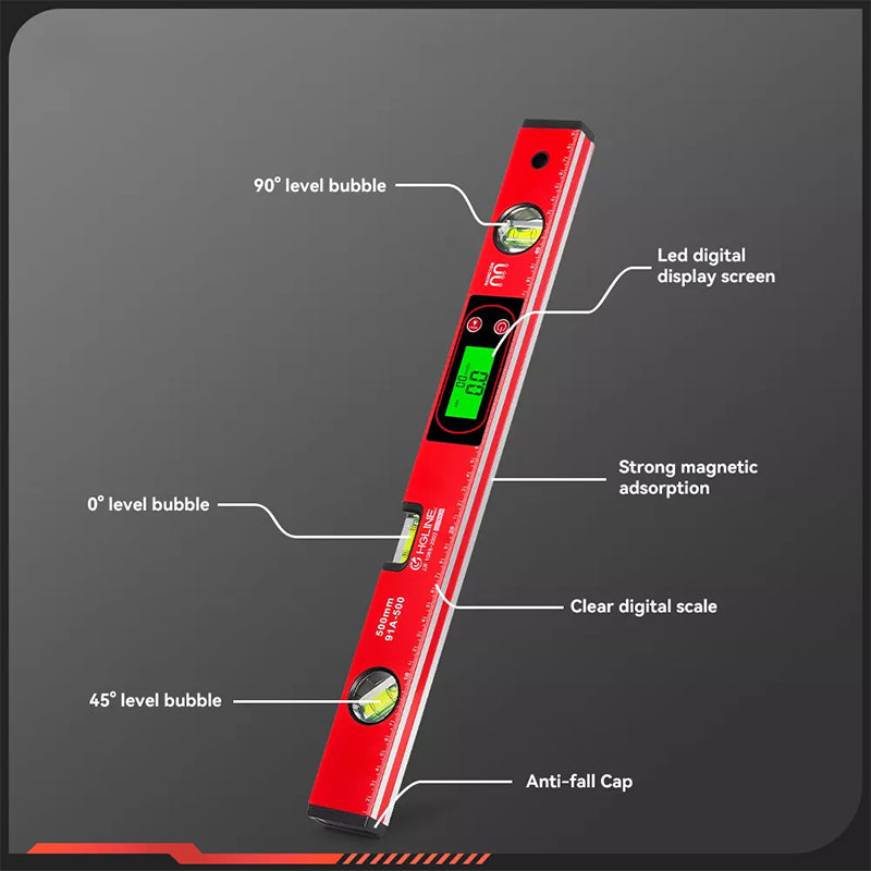📢📢50%  OFF !! ⏰Multi-Function High Precision Magnetic Level with LCD Digital Display