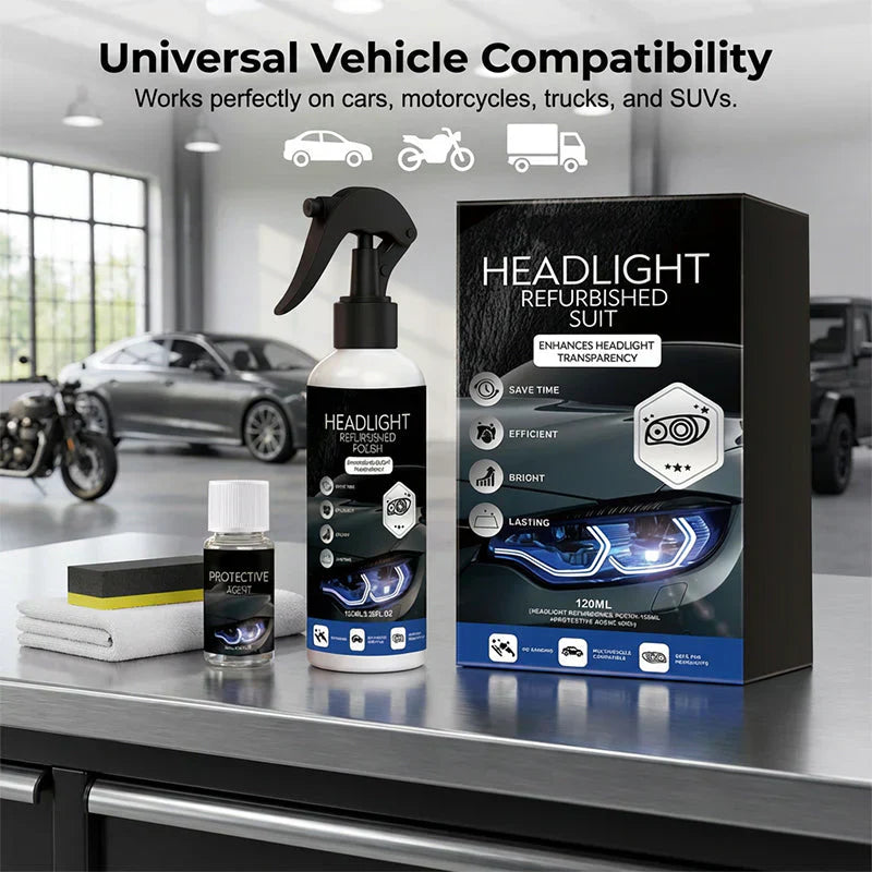 🚗 Buy 1 get 1 free🔆Professional Car Headlight Restoration Kit