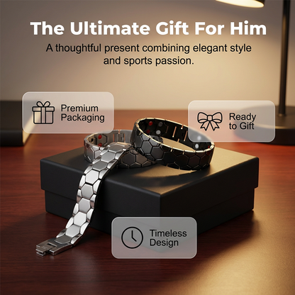 Men's Magnetic Soccer Bracelet