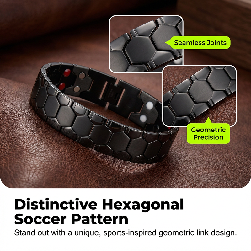 Men's Magnetic Soccer Bracelet