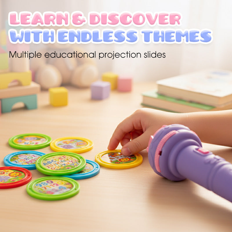 Early Education Projector Torch for Kids