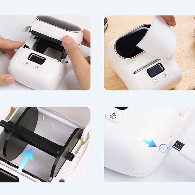 Creative Gift - Portable Wireless Thermal Label Maker Printer
