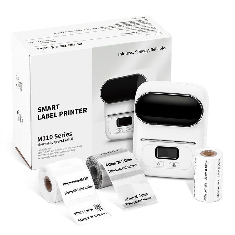 Creative Gift - Portable Wireless Thermal Label Maker Printer