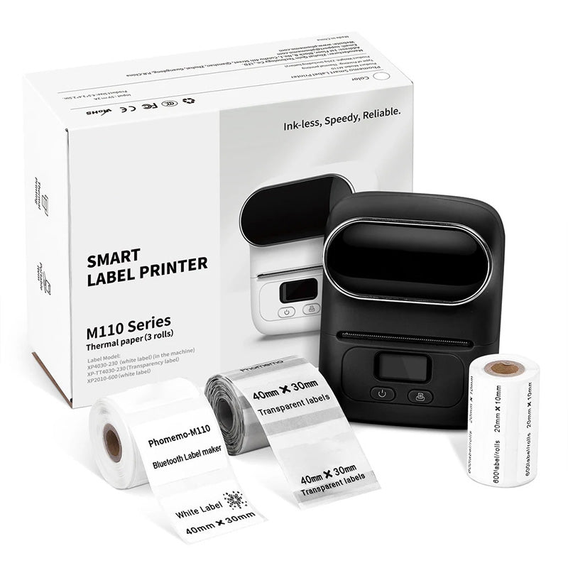 Creative Gift - Portable Wireless Thermal Label Maker Printer