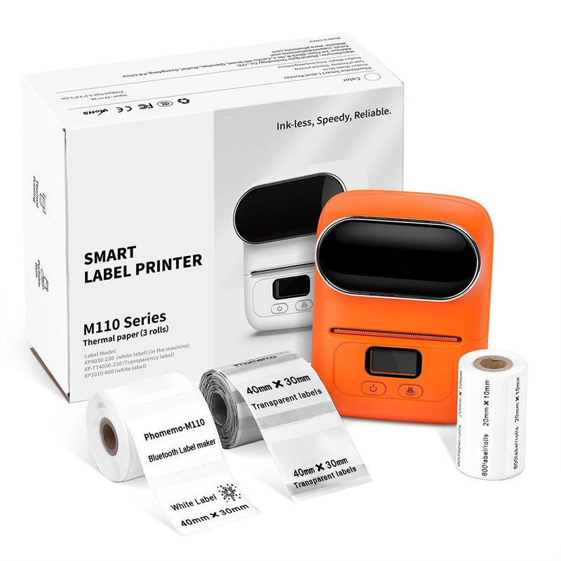 Creative Gift - Portable Wireless Thermal Label Maker Printer