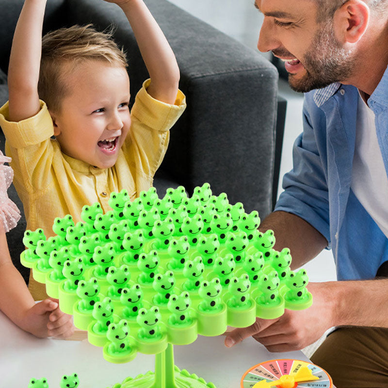 📢📢50% OFF !!!⏰Balance Tree Frog Stacking Game Toys