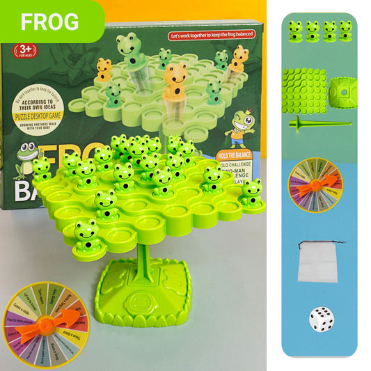 📢📢50% OFF !!!⏰Balance Tree Frog Stacking Game Toys