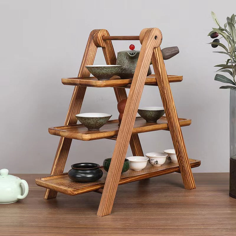 📢📢50% OFF !!!⏰3-Tier Wooden Serving Tray