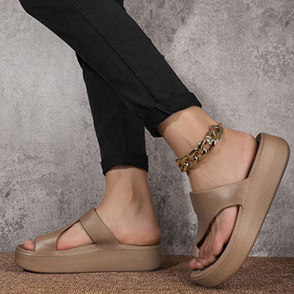 📢📢35% OFF !!!⏰Trendy Toe-Loop Platform Sandals – Lightweight & All-Match for Daily Wear