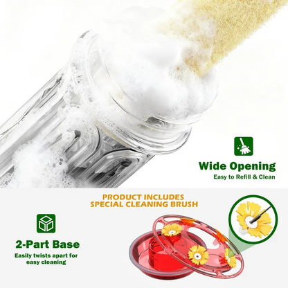 📢📢34% OFF !!!⏰Hanging Hummingbird Feeder with Ant Moat