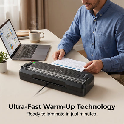 🔥 35% OFF & Free Shipping 🔥A4 Thermal Laminating Machine with Paper Trimmer and Corner Rounder