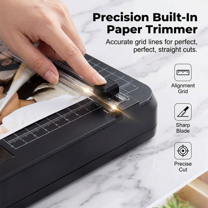 🔥 35% OFF & Free Shipping 🔥A4 Thermal Laminating Machine with Paper Trimmer and Corner Rounder