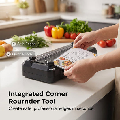 🔥 35% OFF & Free Shipping 🔥A4 Thermal Laminating Machine with Paper Trimmer and Corner Rounder