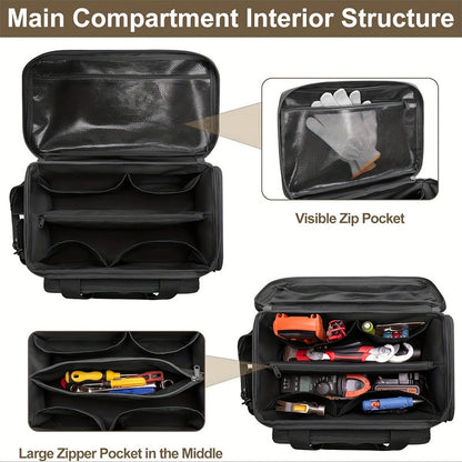 📢📢35% OFF !!!⏰14-Inch Heavy-Duty Canvas Tool Bag