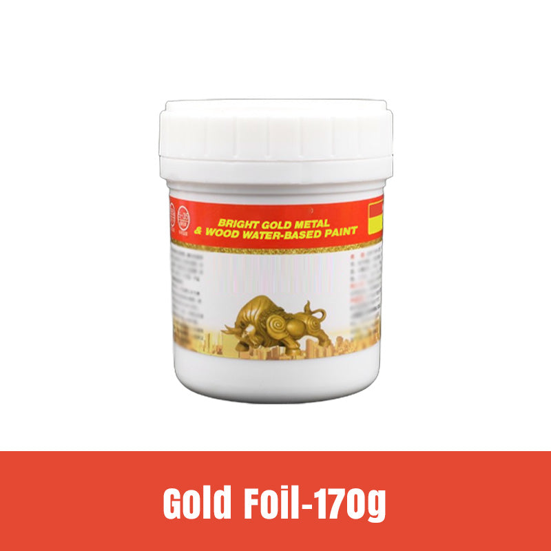 📢📢40% OFF !! ⏰Bright Gold Metal & Wood Water-Based Paint