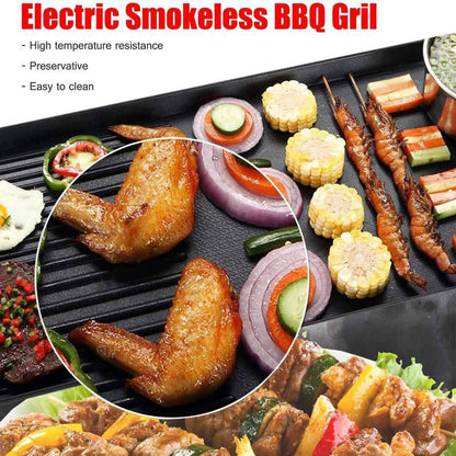 Electric Griddle with Dual Cooking Zones