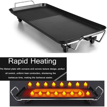 Electric Griddle with Dual Cooking Zones