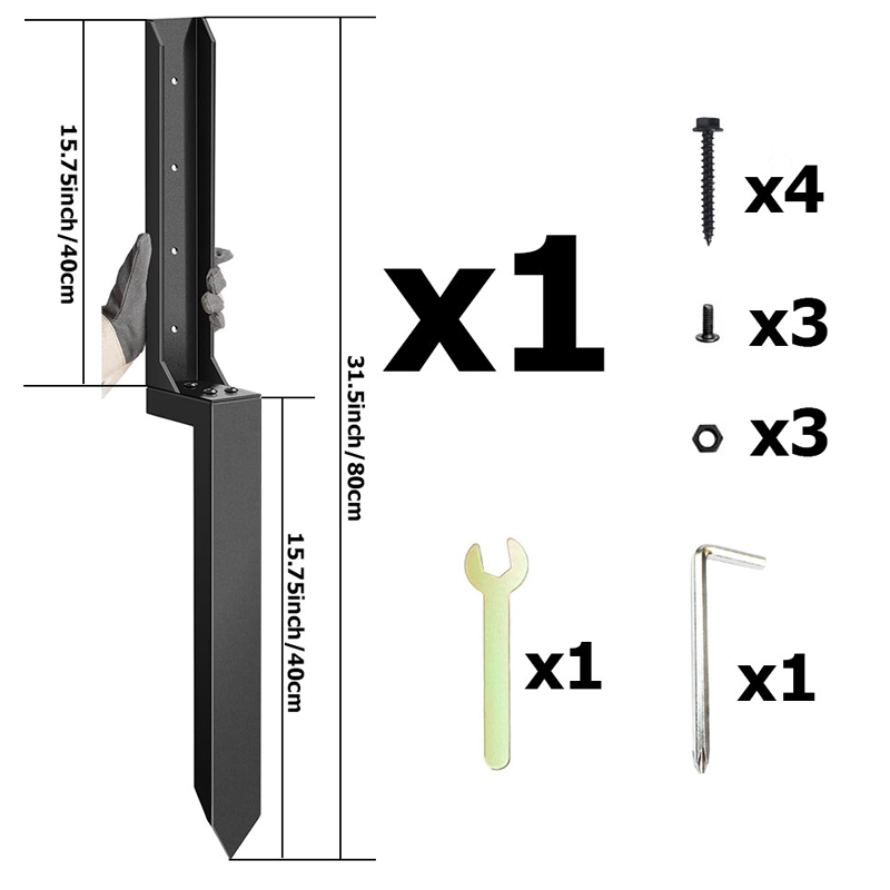 📢📢40% OFF !!!⏰Heavy-Duty Fence Post Repair Kit