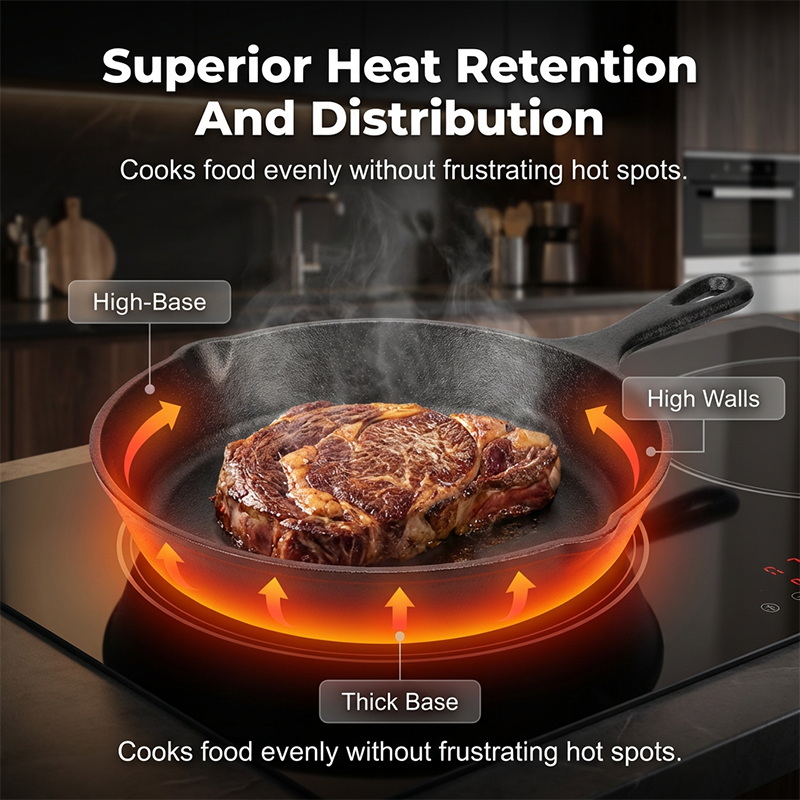 🔥Non-Stick Cast Iron Frying Pan