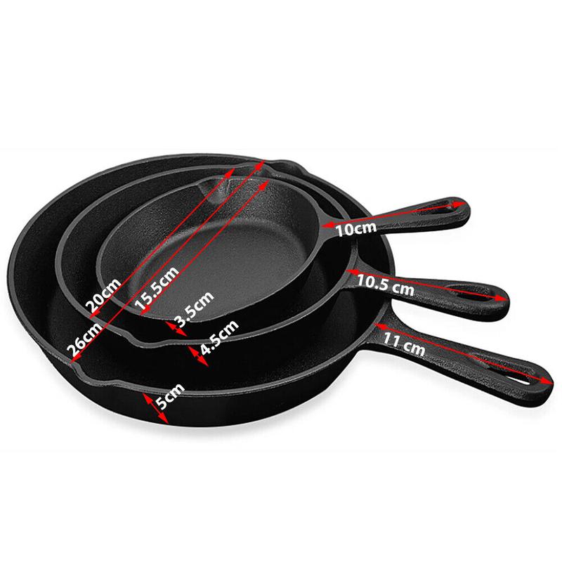 🔥Non-Stick Cast Iron Frying Pan
