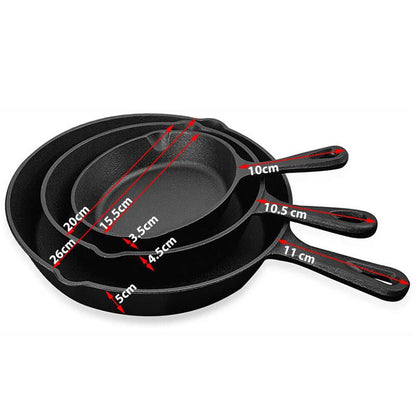 🔥Non-Stick Cast Iron Frying Pan