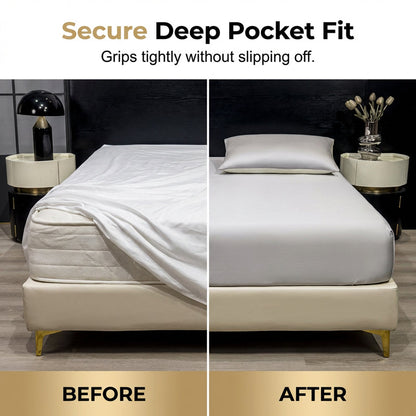 📢📢50% OFF !! & FREE SHIPPING ⏰Premium Cooling Fitted Sheet Set