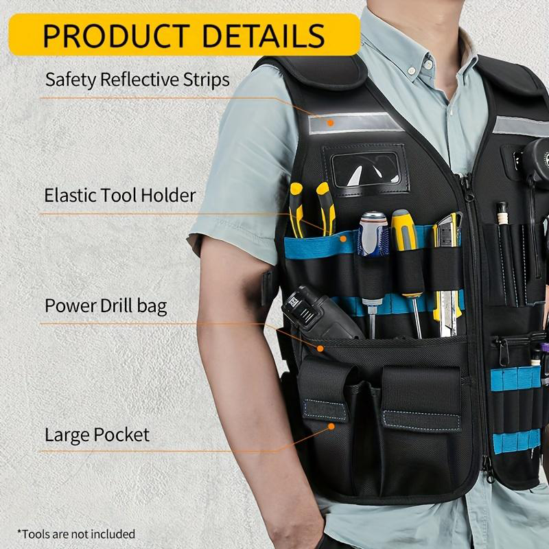 📢📢30% OFF !!!⏰Adjustable Lightweight Construction Work Tool Vest
