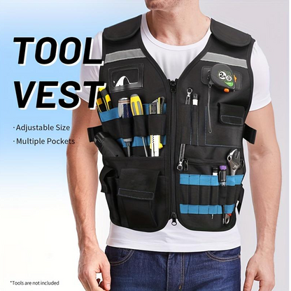 📢📢30% OFF !!!⏰Adjustable Lightweight Construction Work Tool Vest