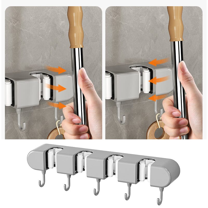 📢📢40% OFF !!!⏰Multifunctional Mop Holder with Hook