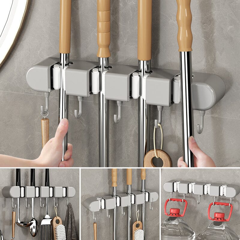 📢📢40% OFF !!!⏰Multifunctional Mop Holder with Hook