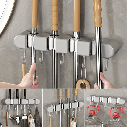 📢📢40% OFF !!!⏰Multifunctional Mop Holder with Hook
