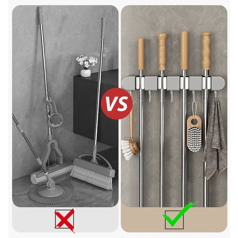 📢📢40% OFF !!!⏰Multifunctional Mop Holder with Hook