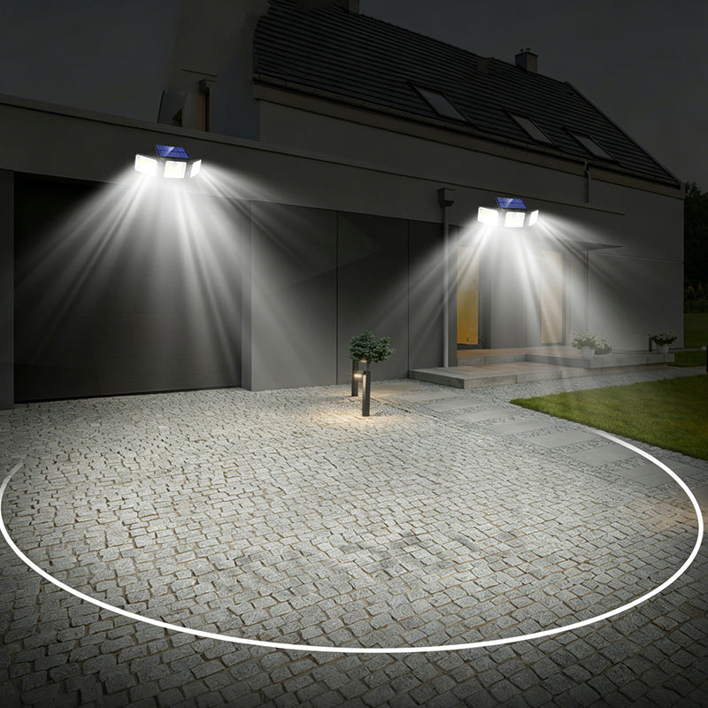 📢📢30% OFF !! ⏰3-Head Solar Security Light with Motion Sensor