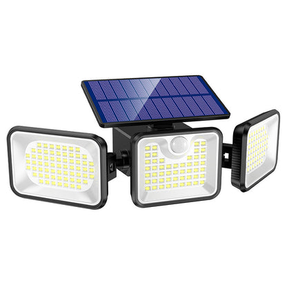 📢📢30% OFF !! ⏰3-Head Solar Security Light with Motion Sensor