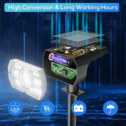 📢📢30% OFF !! ⏰Outdoor Solar Ground Stake Light for Garden