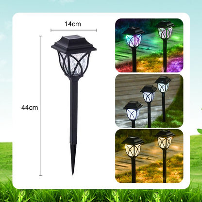 Vintage Waterproof Solar Garden Stake Light