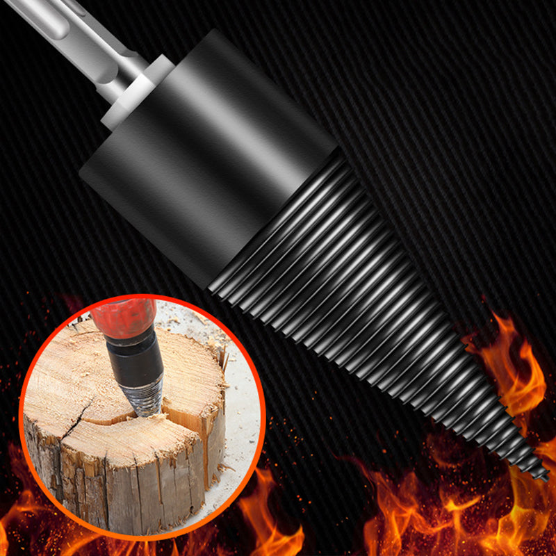 📢📢30% OFF !!!⏰Detachable Firewood Splitting Drill Bit with Multiple Shank Types
