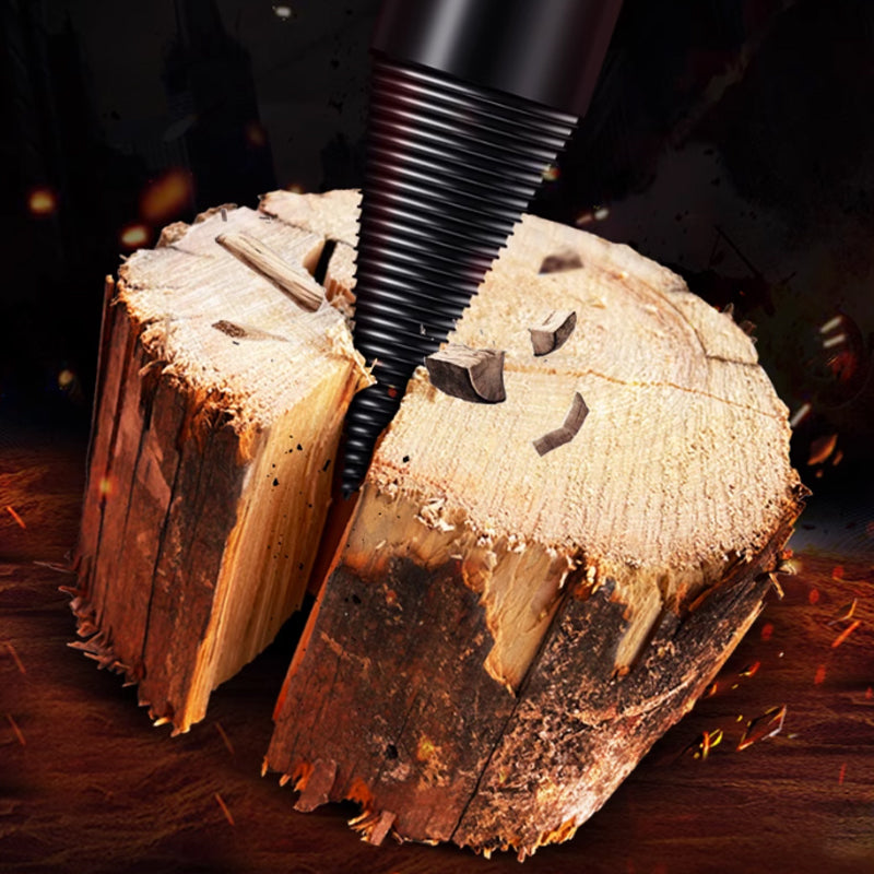 📢📢30% OFF !!!⏰Detachable Firewood Splitting Drill Bit with Multiple Shank Types