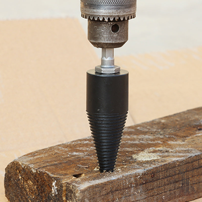 📢📢30% OFF !!!⏰Detachable Firewood Splitting Drill Bit with Multiple Shank Types