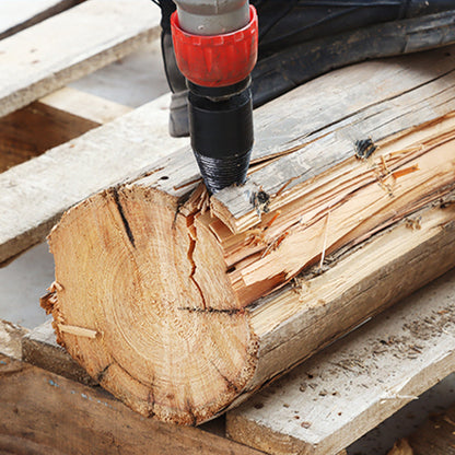 📢📢30% OFF !!!⏰Detachable Firewood Splitting Drill Bit with Multiple Shank Types