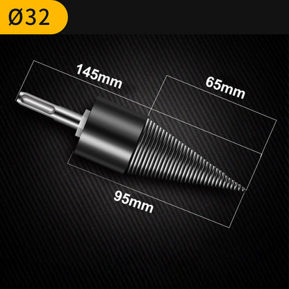 📢📢30% OFF !!!⏰Detachable Firewood Splitting Drill Bit with Multiple Shank Types
