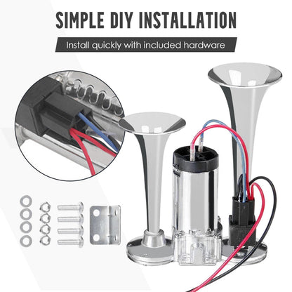 Loud 120dB Air Horn for Trucks and Cars