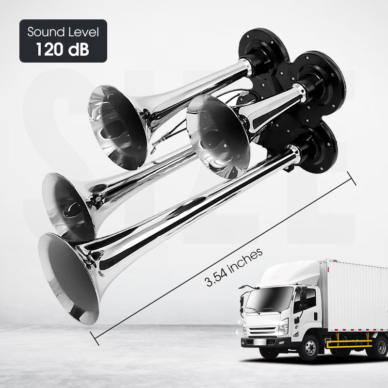 Loud 120dB Air Horn for Trucks and Cars