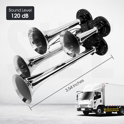 Loud 120dB Air Horn for Trucks and Cars