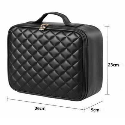 📢📢30% OFF !! ⏰Travel Makeup Bag with LED Mirror